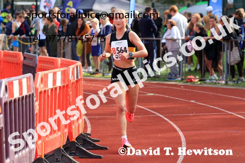Girls Under-15s, 2024 Northern Mens 6 and Womens 4 and Youngsters Relays, Stanley Park, Blackpool.  Photo: David T. Hewitson/Sports for All Pics